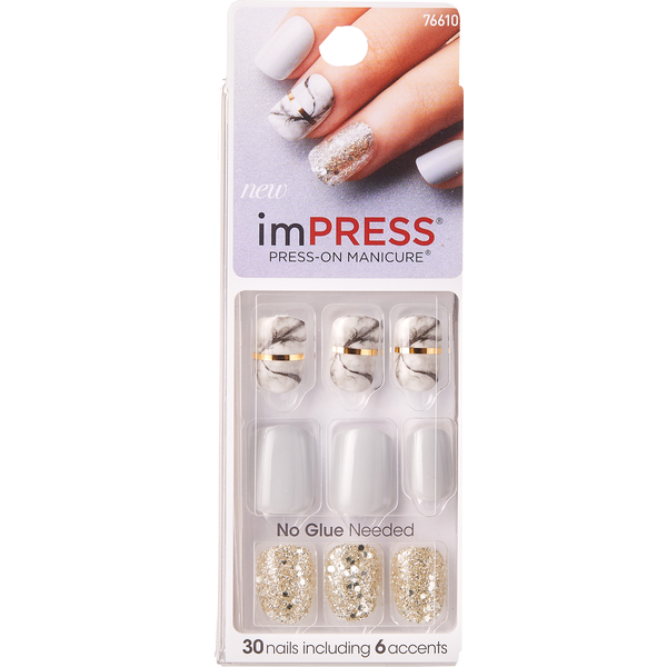 kiss impress press on manicure selbstklebende fingernagel yeah boy online kaufen rossmann de