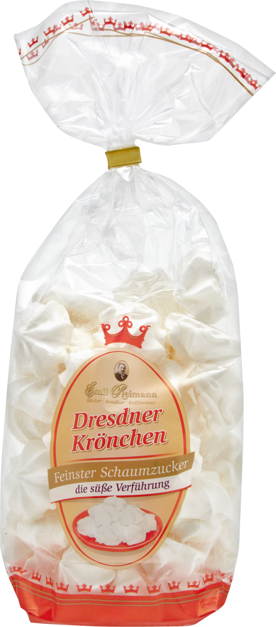 Emil Reimann Dresdner Krönchen Feinster Schaumzucker weiß