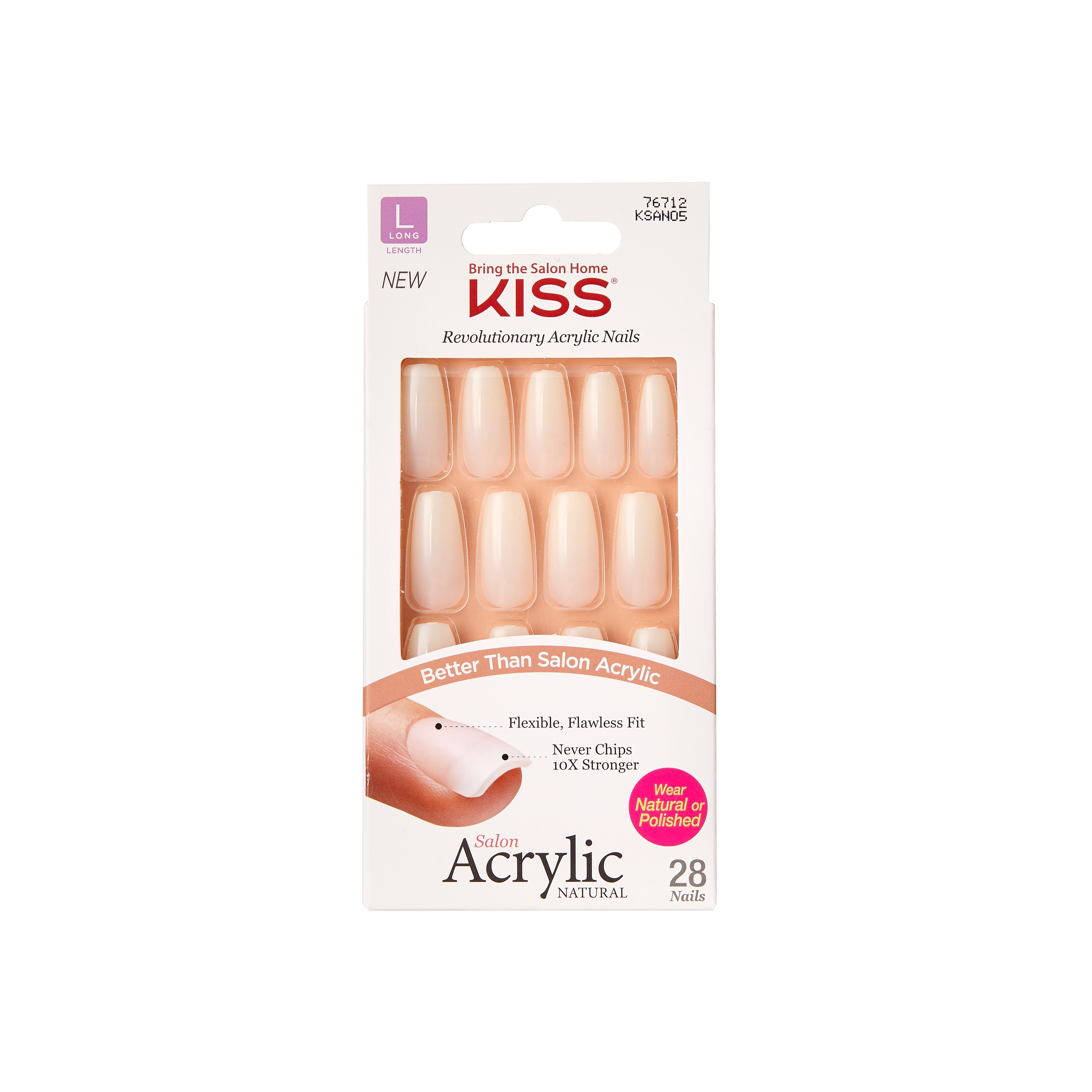 KISS Salon Acrylic Natural Nails - Strong Enough