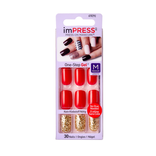 kiss impress press on manicure selbstklebende fingernagel break dawn online kaufen rossmann de