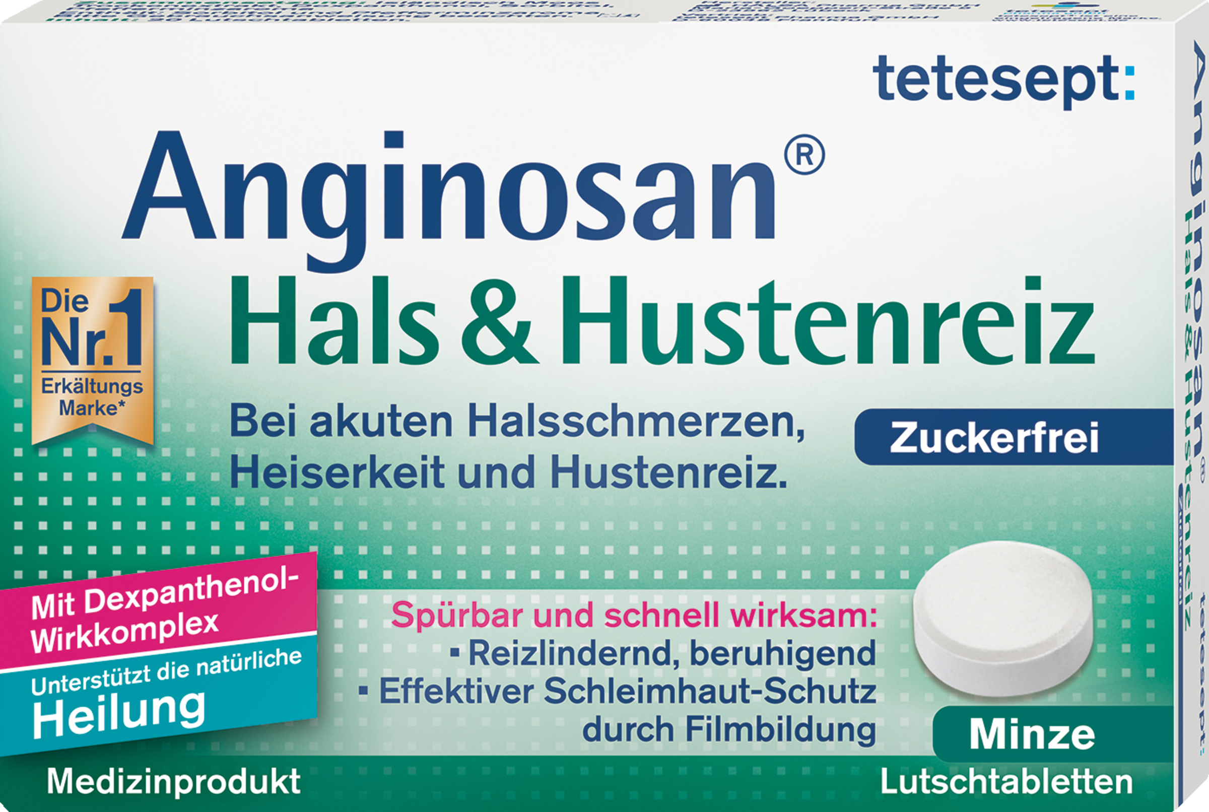 tetesept Anginosan Hals & Hustenreiz Lutschtabletten Minze