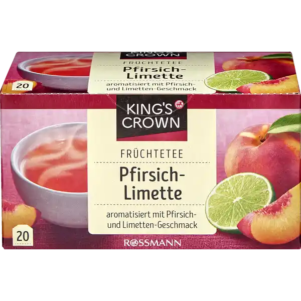 Früchtetee Pfirsich-Limette