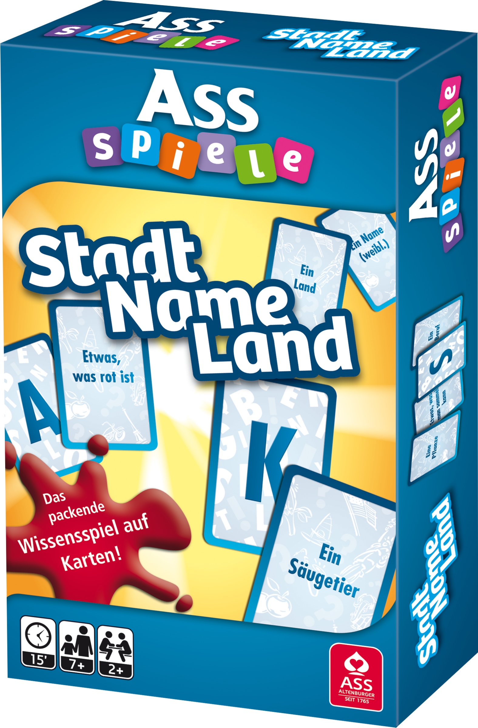 ASS Stadt, Name, Land Kartenspiel