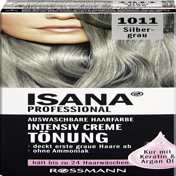 isana professional intensiv creme tonung 1011 silbergrau online kaufen rossmann de