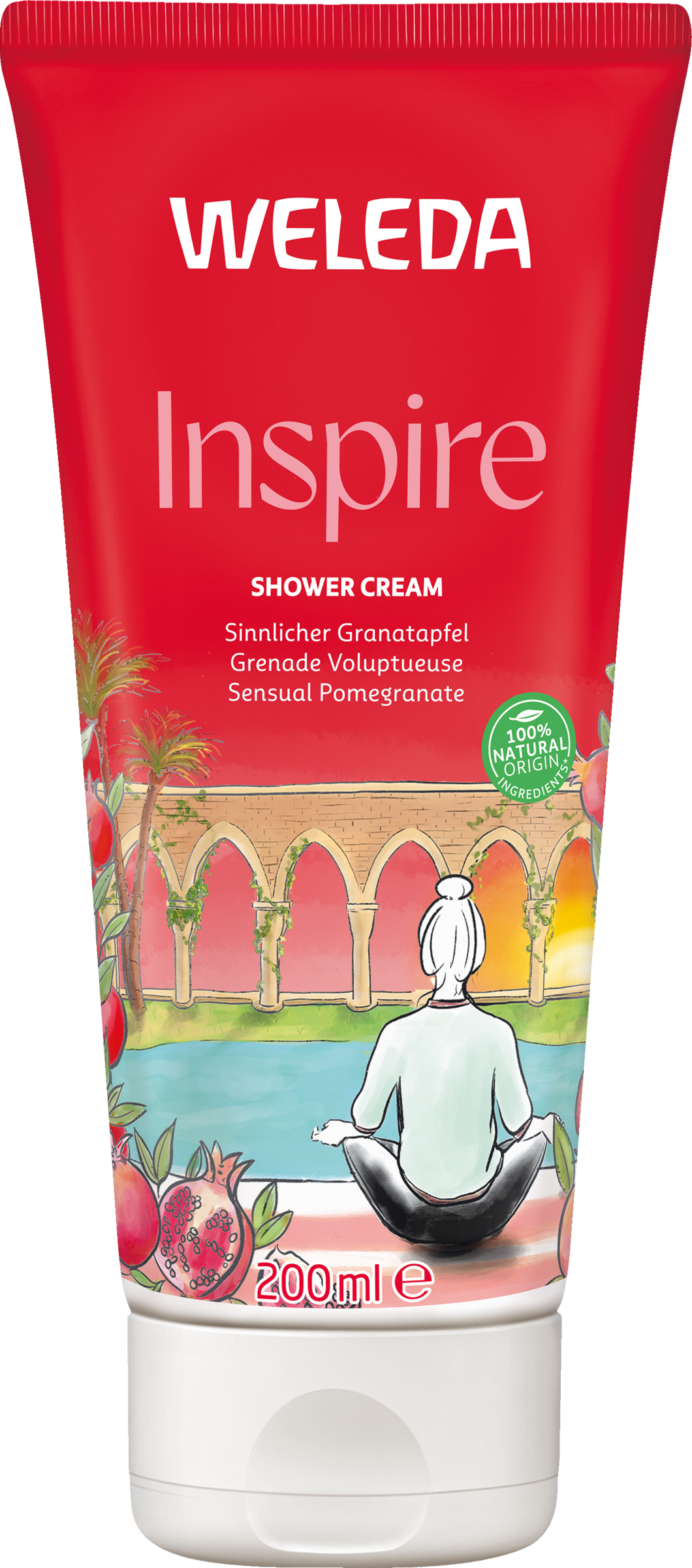 Weleda Inspire Shower Cream Granatapfel