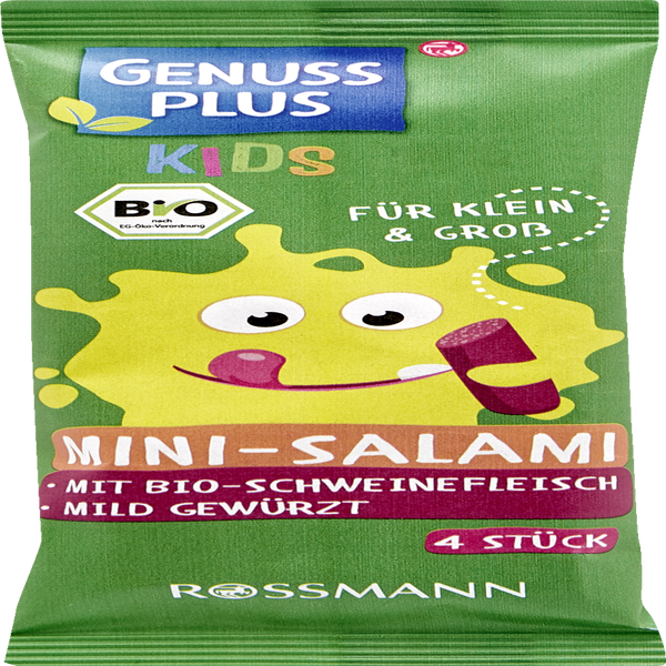 GENUSS PLUS KIDS Bio MiniSalami online kaufen rossmann.de