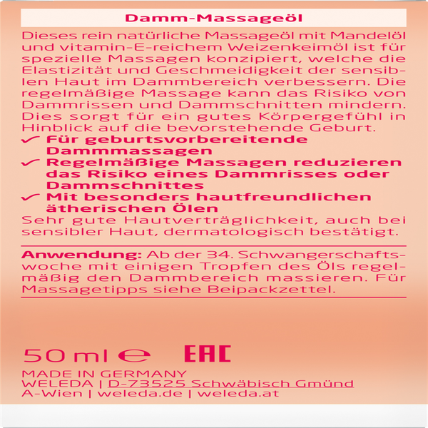 Weleda Mama Damm-Massageöl online kaufen | rossmann.de