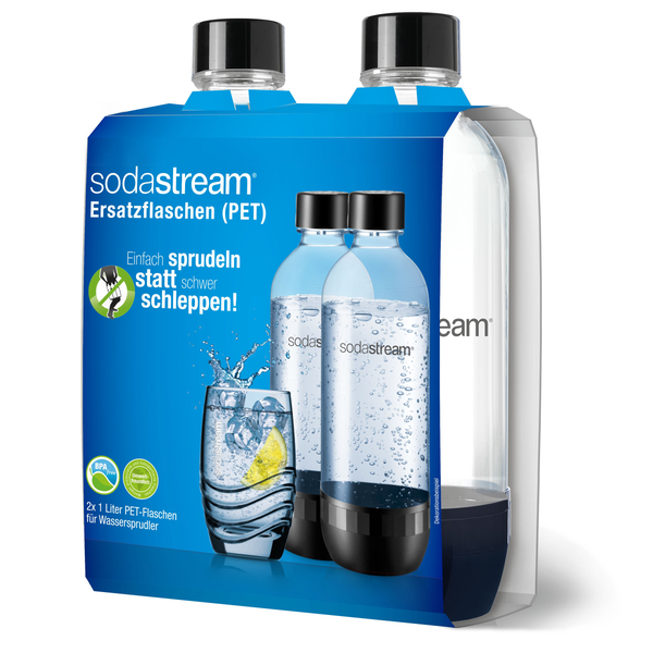 SodaStream PETFlasche schwarz 1 l Duopack online kaufen rossmann.de