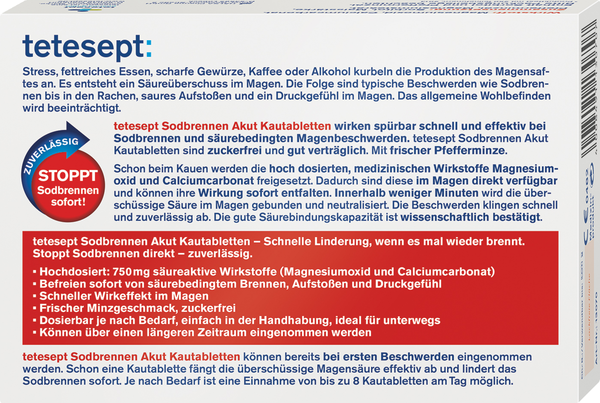 أقراص مضغ لعلاج حرقة المعدة الحادة 4