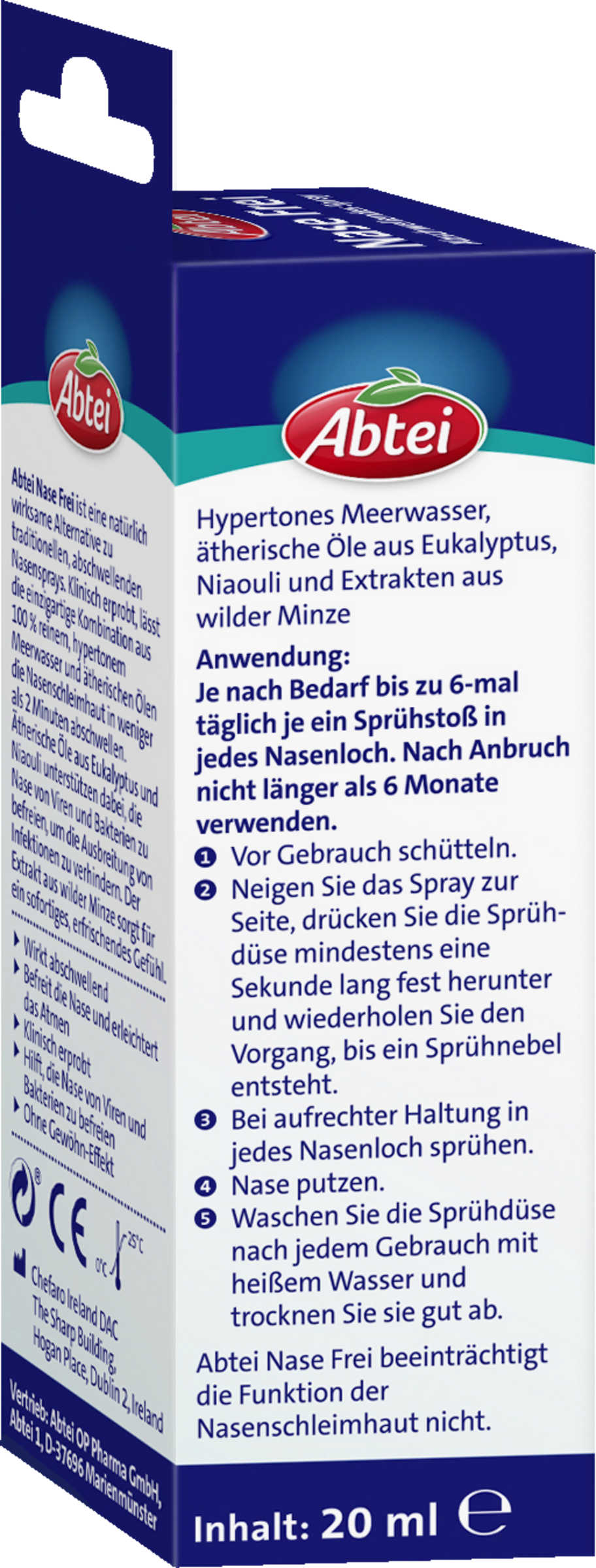 بخاخ الأنف بخاخ منعش لمدة دقيقتين 3