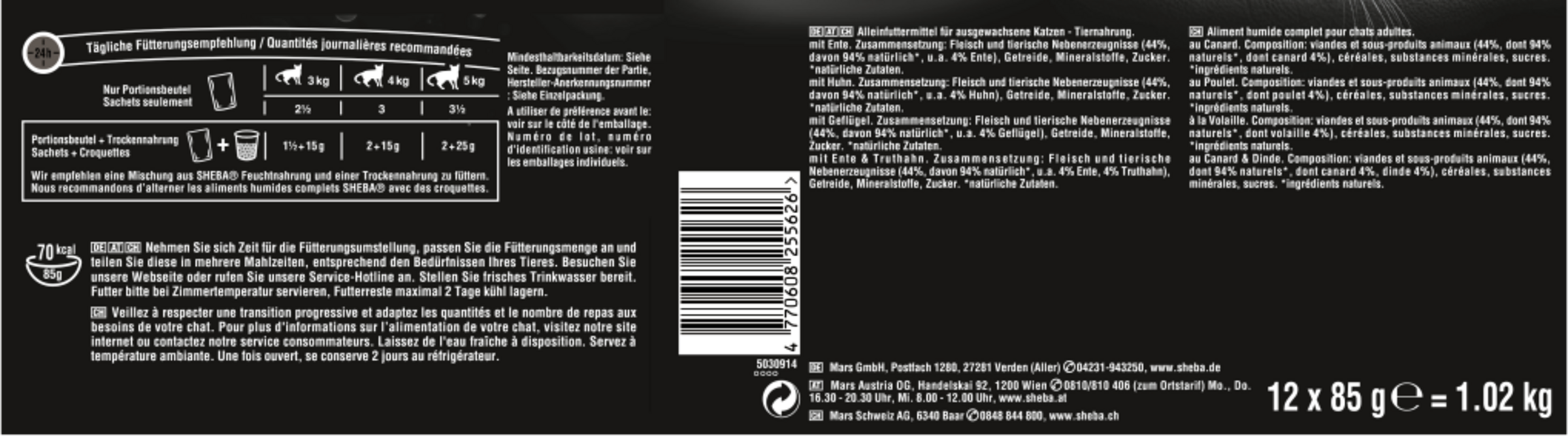 Selection in Sauce Geflügel Variation Multipack