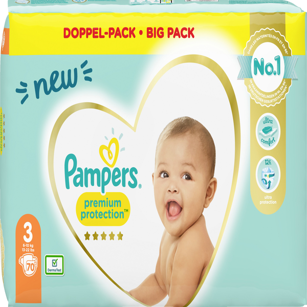 Pampers premium protection Windeln DoppelPack Gr. 3 (610 kg) online kaufen rossmann.de
