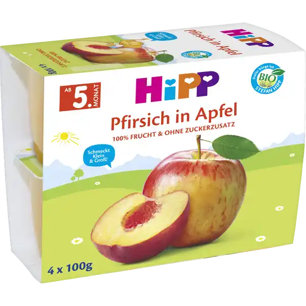HiPP Bio Pfirsich in Apfel ab 5. Monat online kaufen | rossmann.de