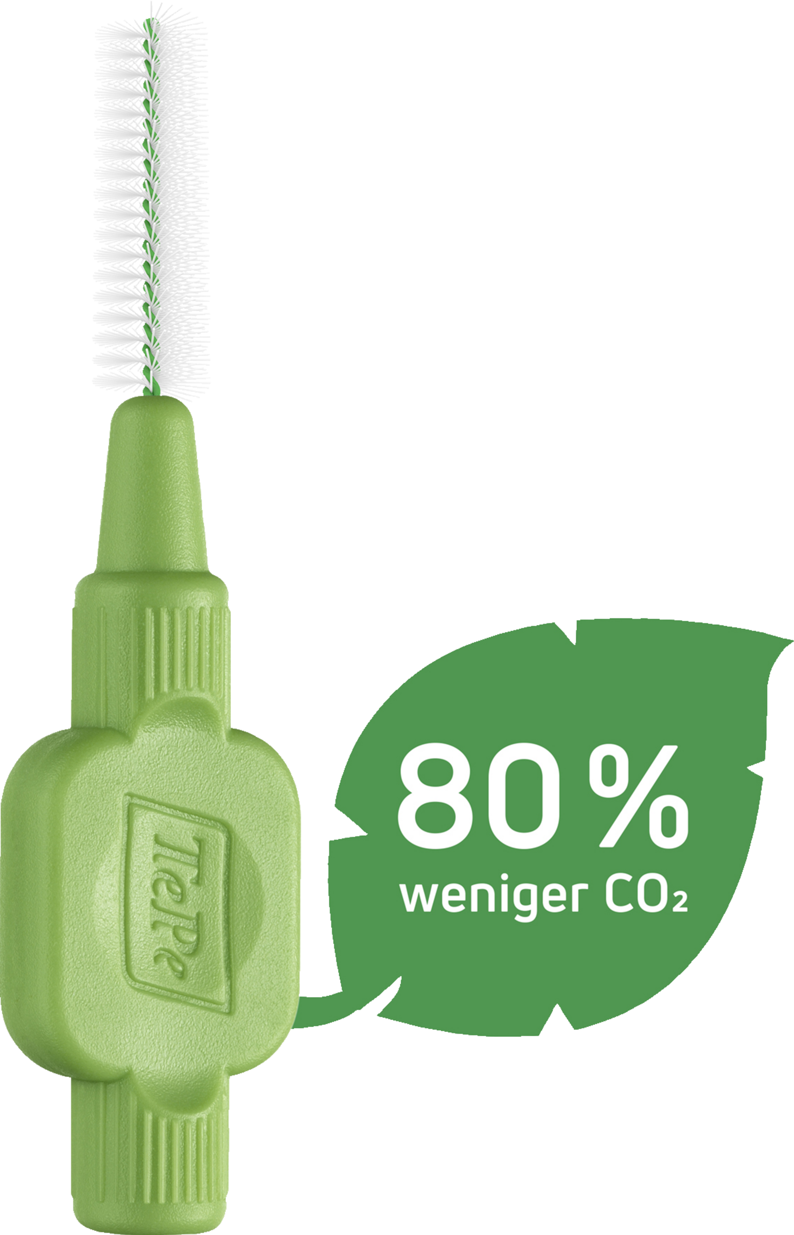 فرشاة تنظيف ما بين الأسنان خضراء، ISO 5، 0.8 مم، 8 قطع 5