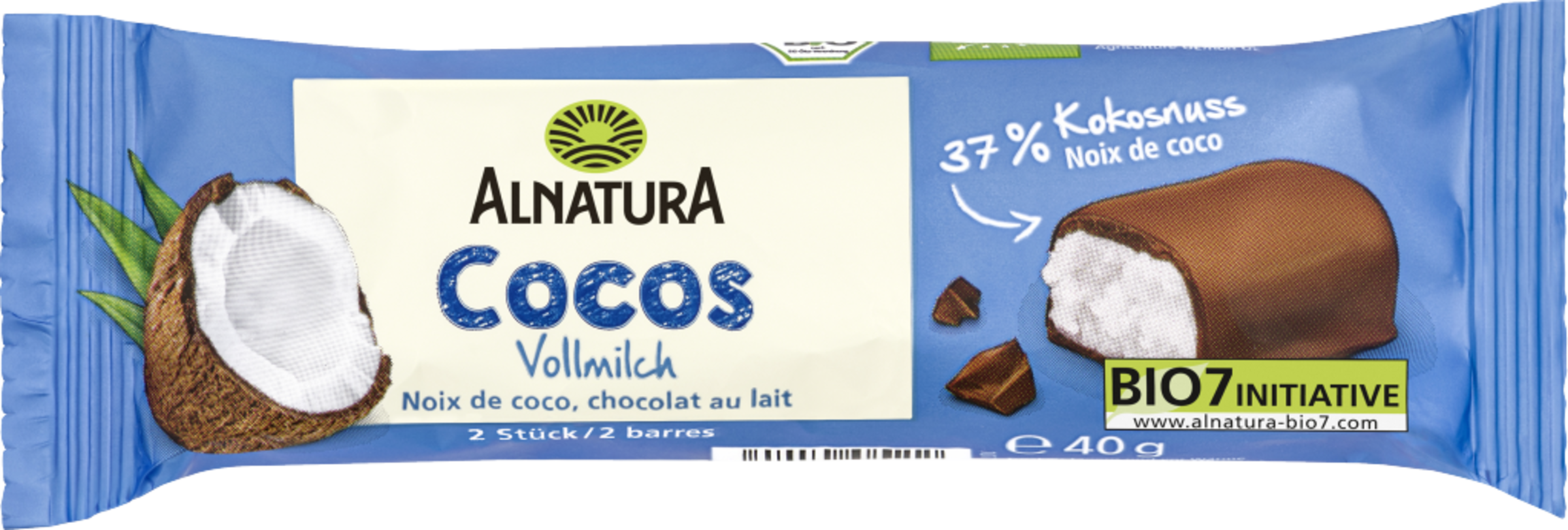 Alnatura Bio Cocos Vollmilch Riegel