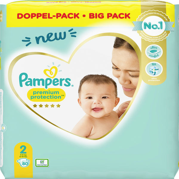 Pampers premium protection Windeln Gr. 2 (48 kg) Doppelpack online