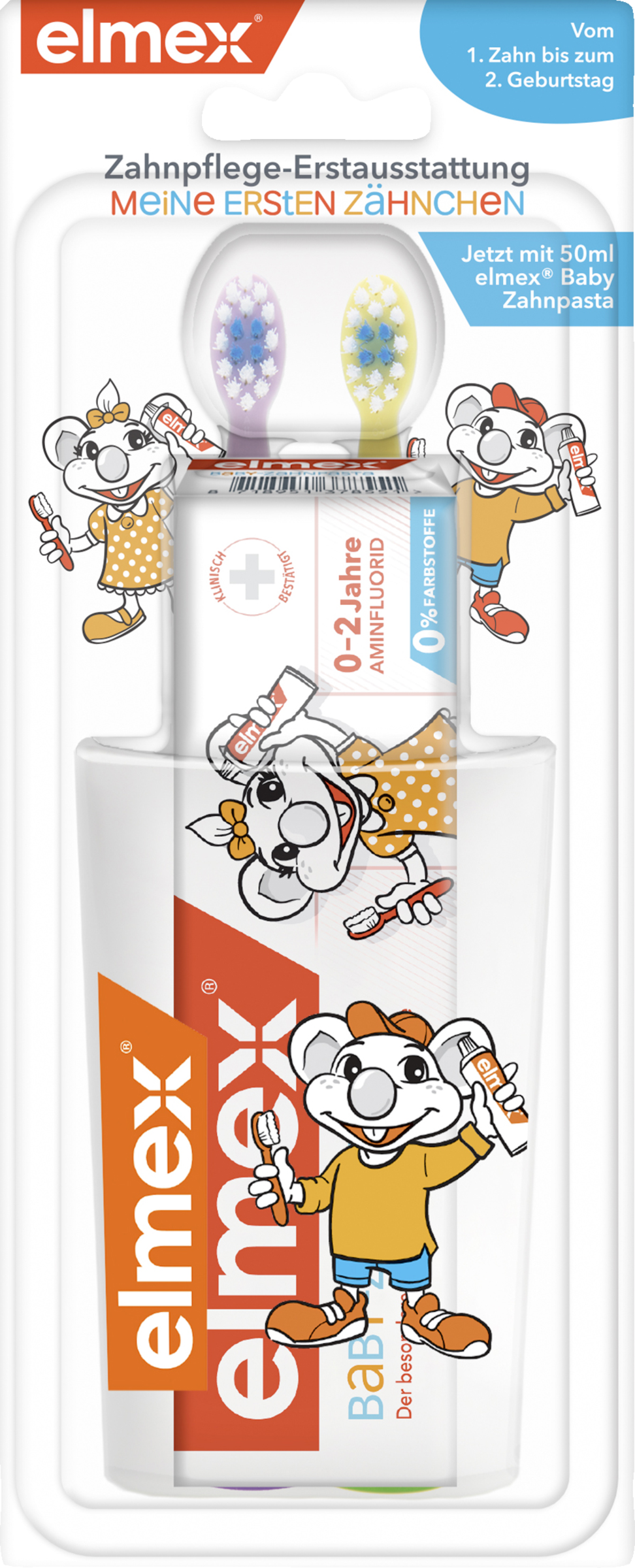 elmex Zahnpflege-Erstausstattung Meine ersten Zähnchen