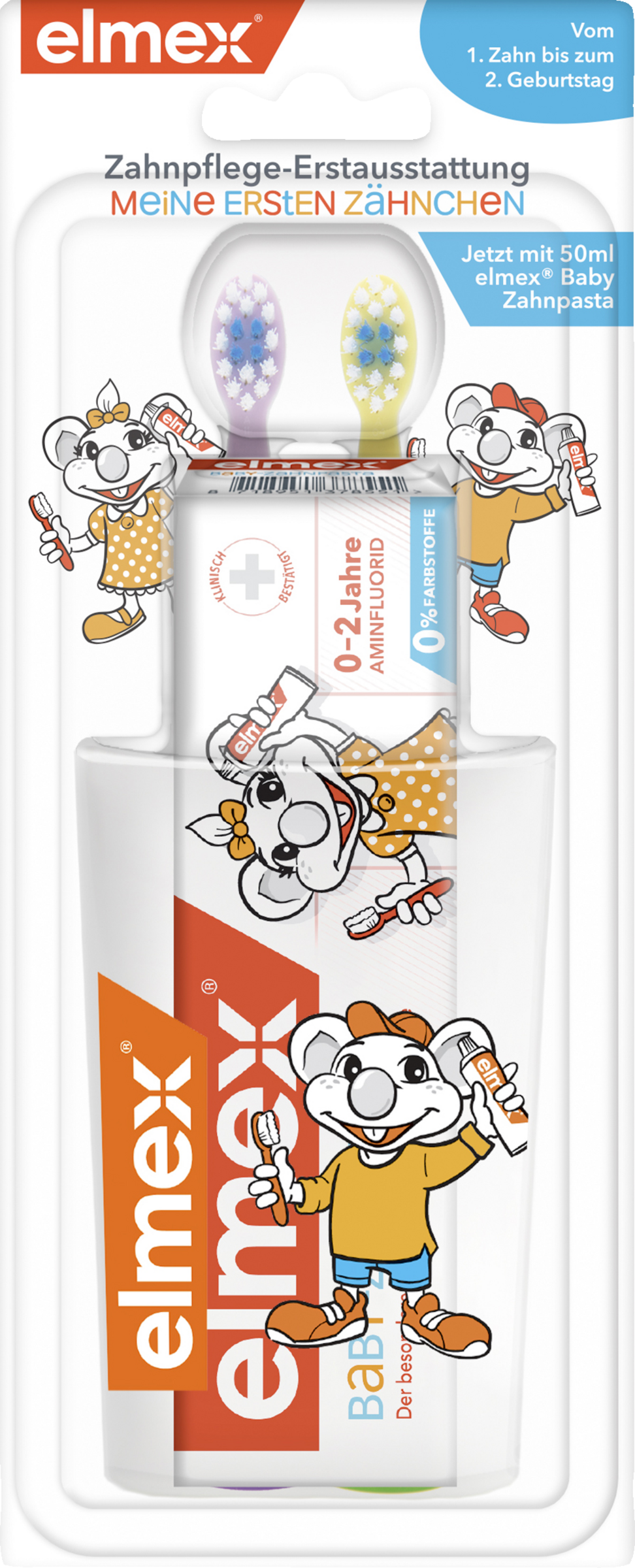 elmex Zahnpflege-Erstausstattung Meine ersten Zähnchen