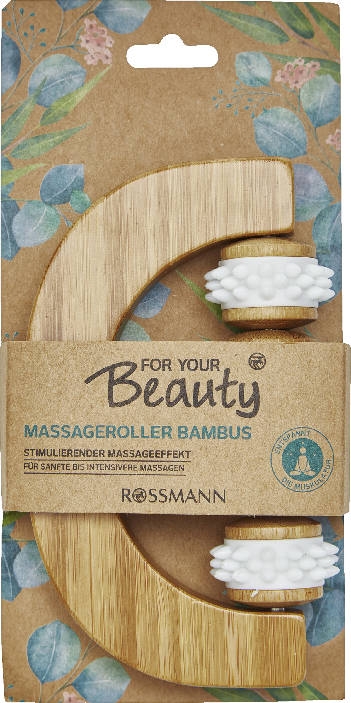 FOR YOUR Beauty Massageroller Bambus