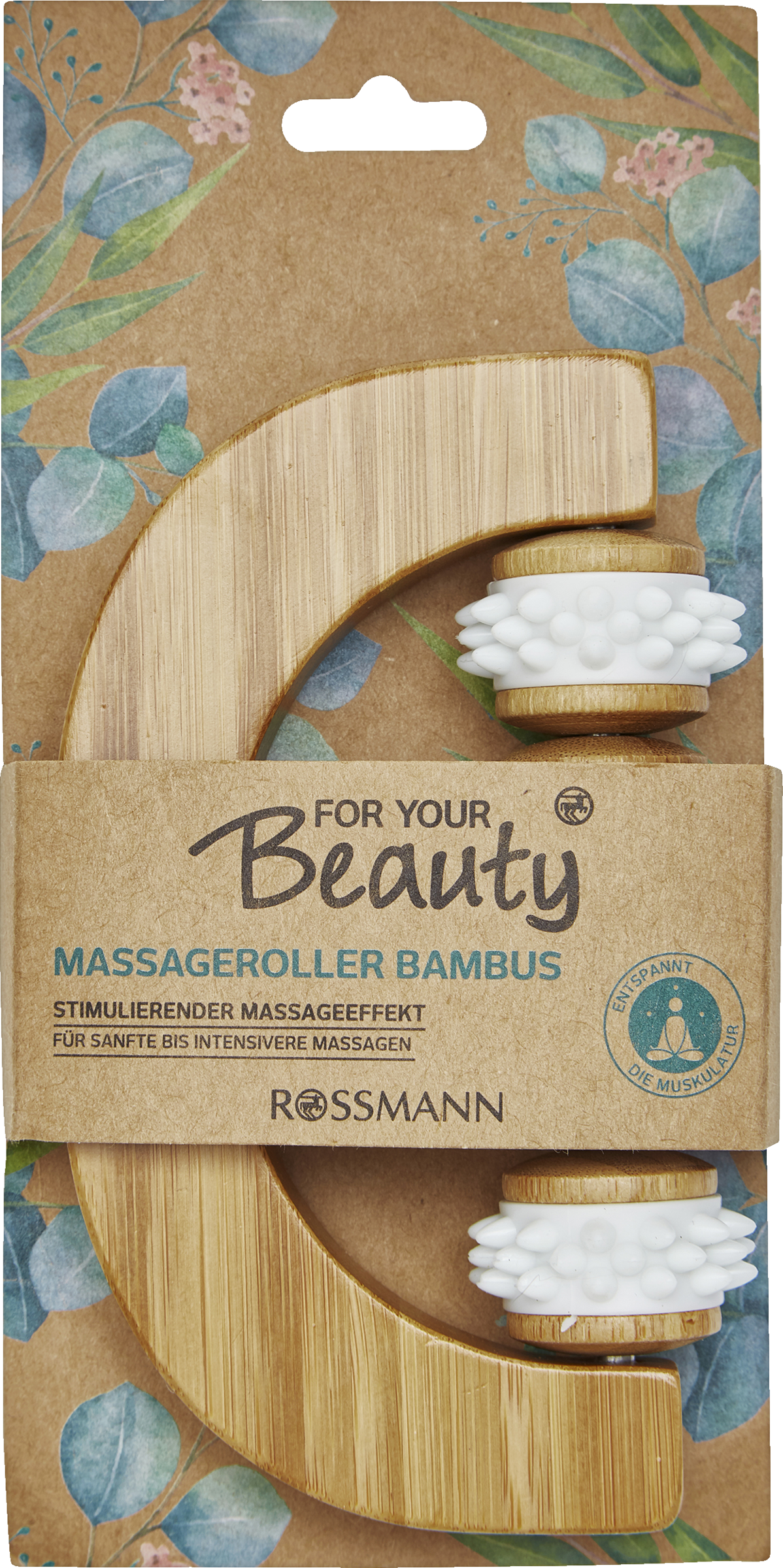 FOR YOUR Beauty Massageroller Bambus