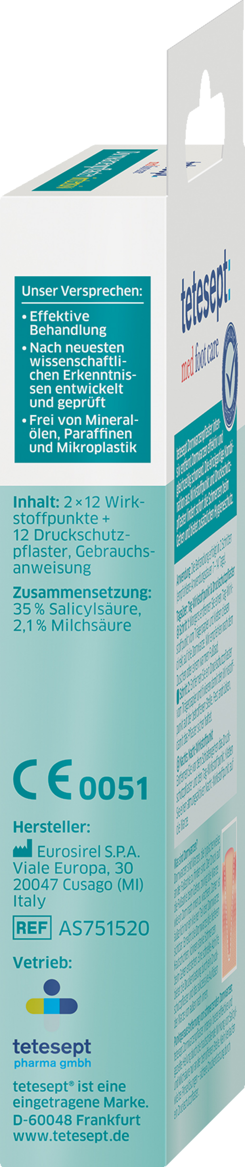 med foot care لاصقات الثآليل المكثفة 2