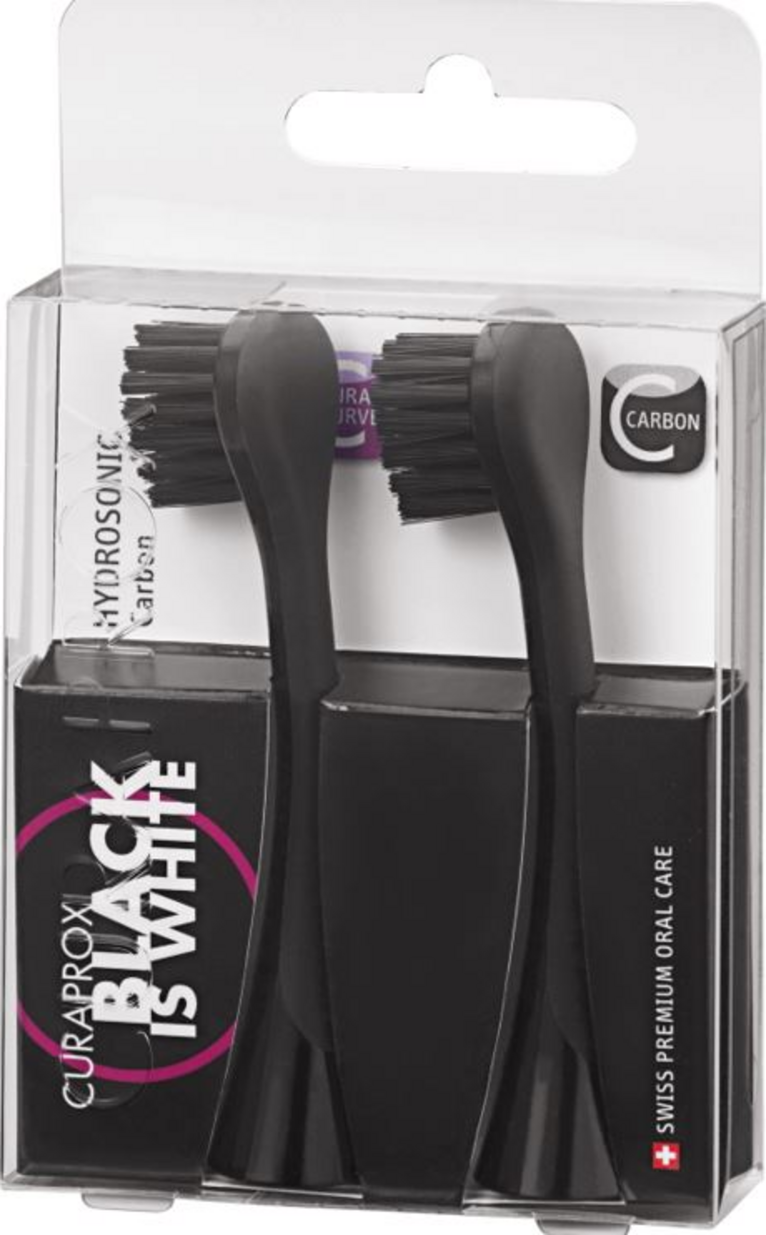 عبوة من 2 رأس فرشاة بديل "كربون"