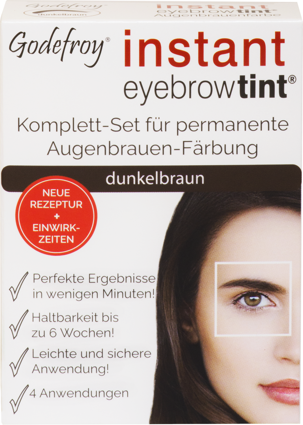 Godefroy Instant Eyebrow Tint KomplettSet für permanente Augenbrauen