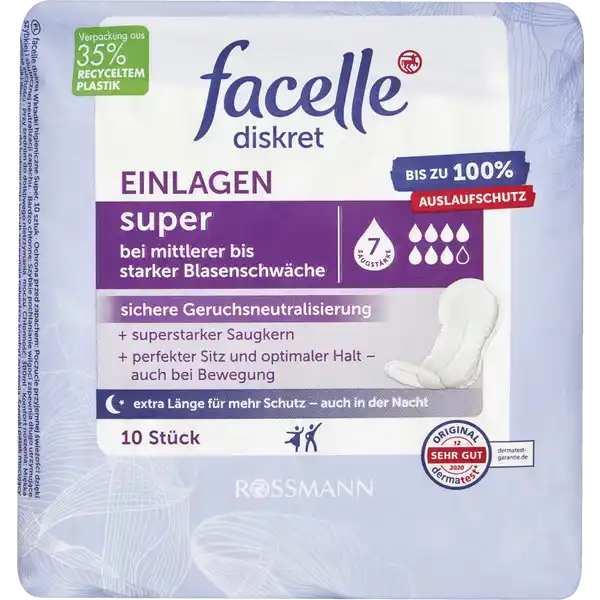 facelle diskret Einlagen super online kaufen | rossmann.de