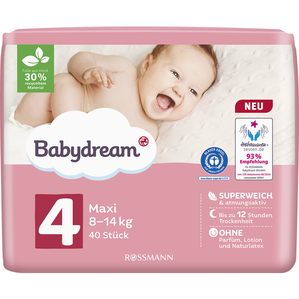 Babydream Windeln Maxi Grosse 4 8 14 Kg Rossmann De Babydream Windeln Maxi Grosse 4 8 14 Kg Rossmann De