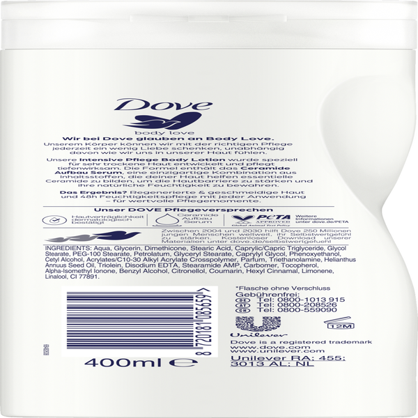 Dove body love intensive Pflege Body Lotion online kaufen rossmann.de