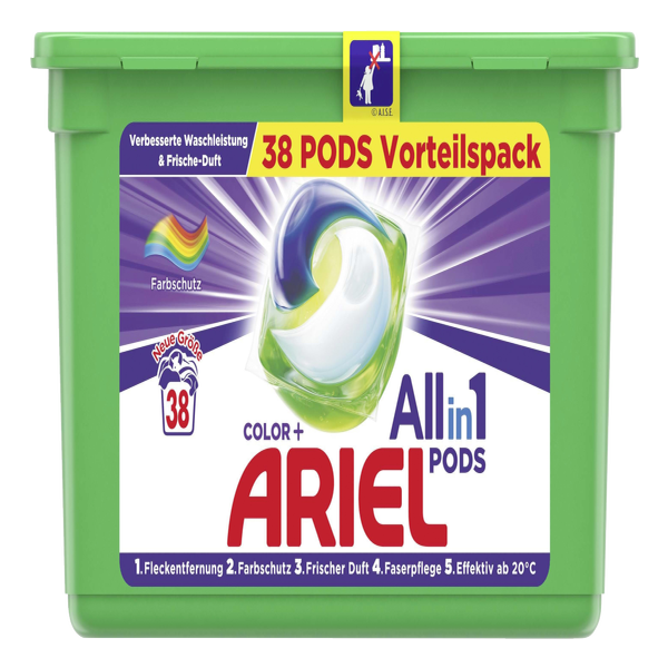 Ariel All-in-1 Pods Color Collorwaschmittel 38 WL online kaufen ...