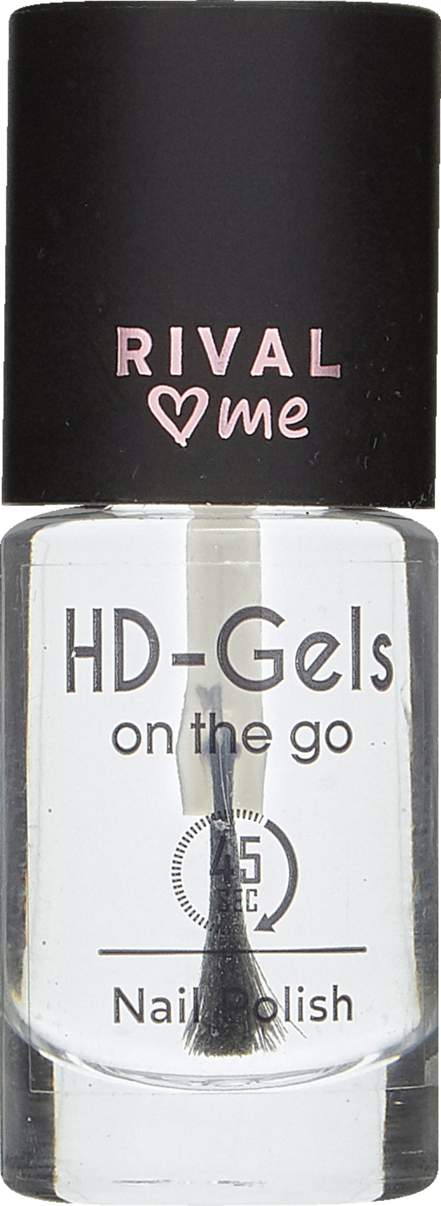 RIVAL loves me HD-Gels on the go 01 top coat