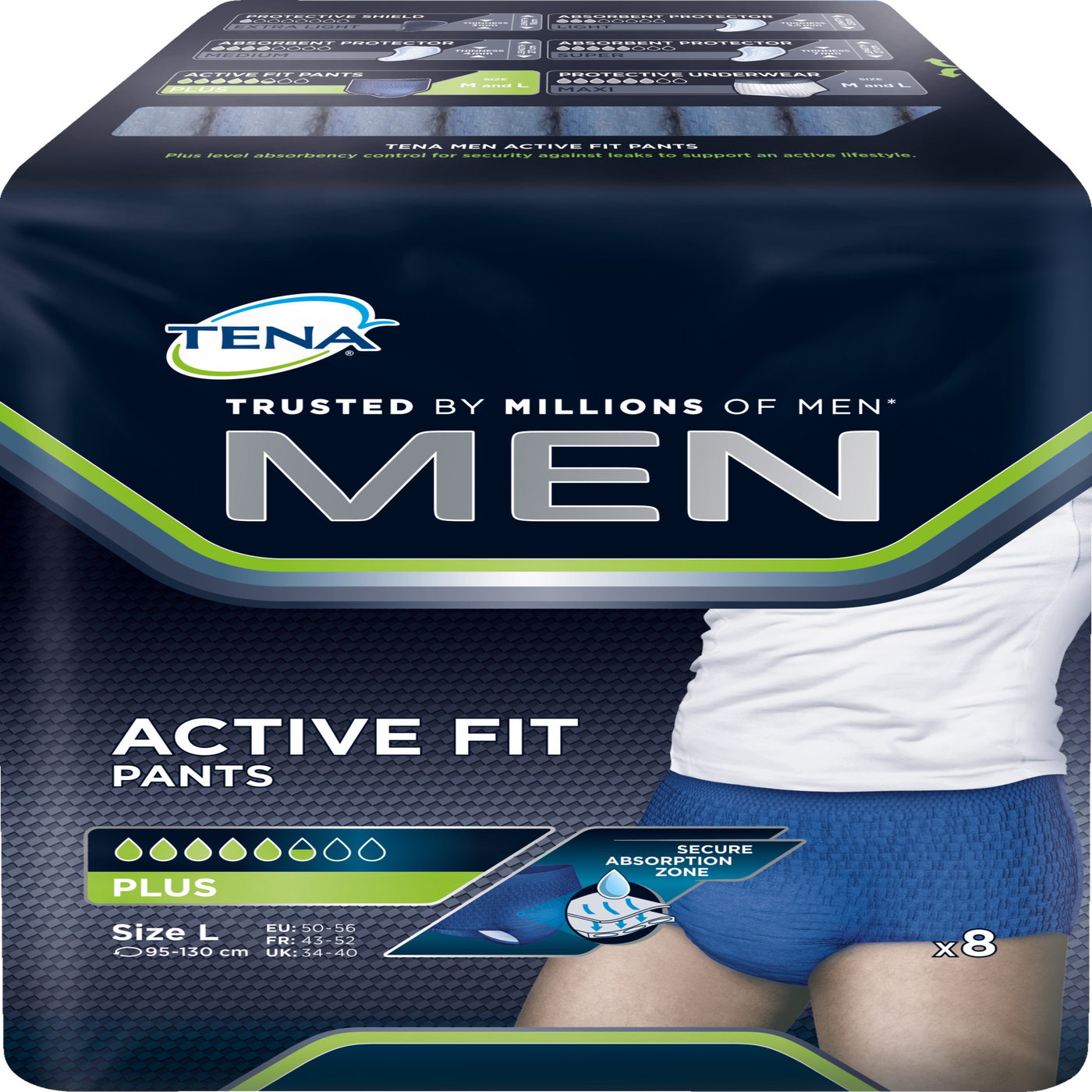 TENA Men Active Fit Pants Plus L ROSSMANN Business Partner