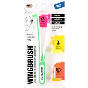 مجموعة بداية فرش ما بين الأسنان مقاس XS، S، M/L