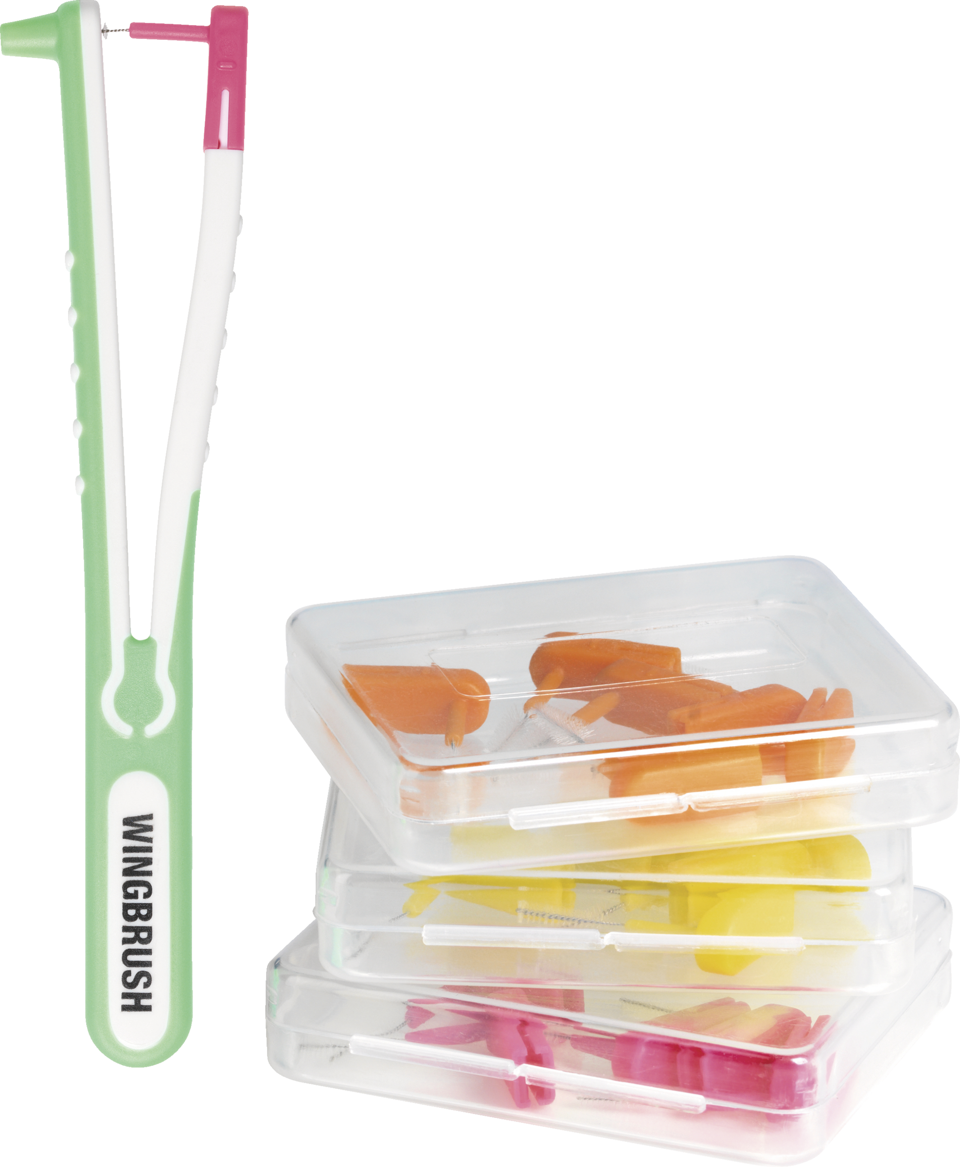 مجموعة بداية فرش ما بين الأسنان مقاس XS، S، M/L 2