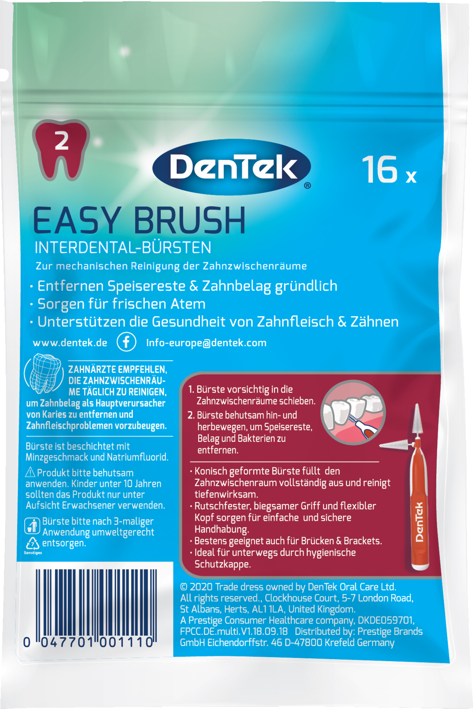 DenTek Easy Brush ISO 2 BonusPack online kaufen rossmann.de