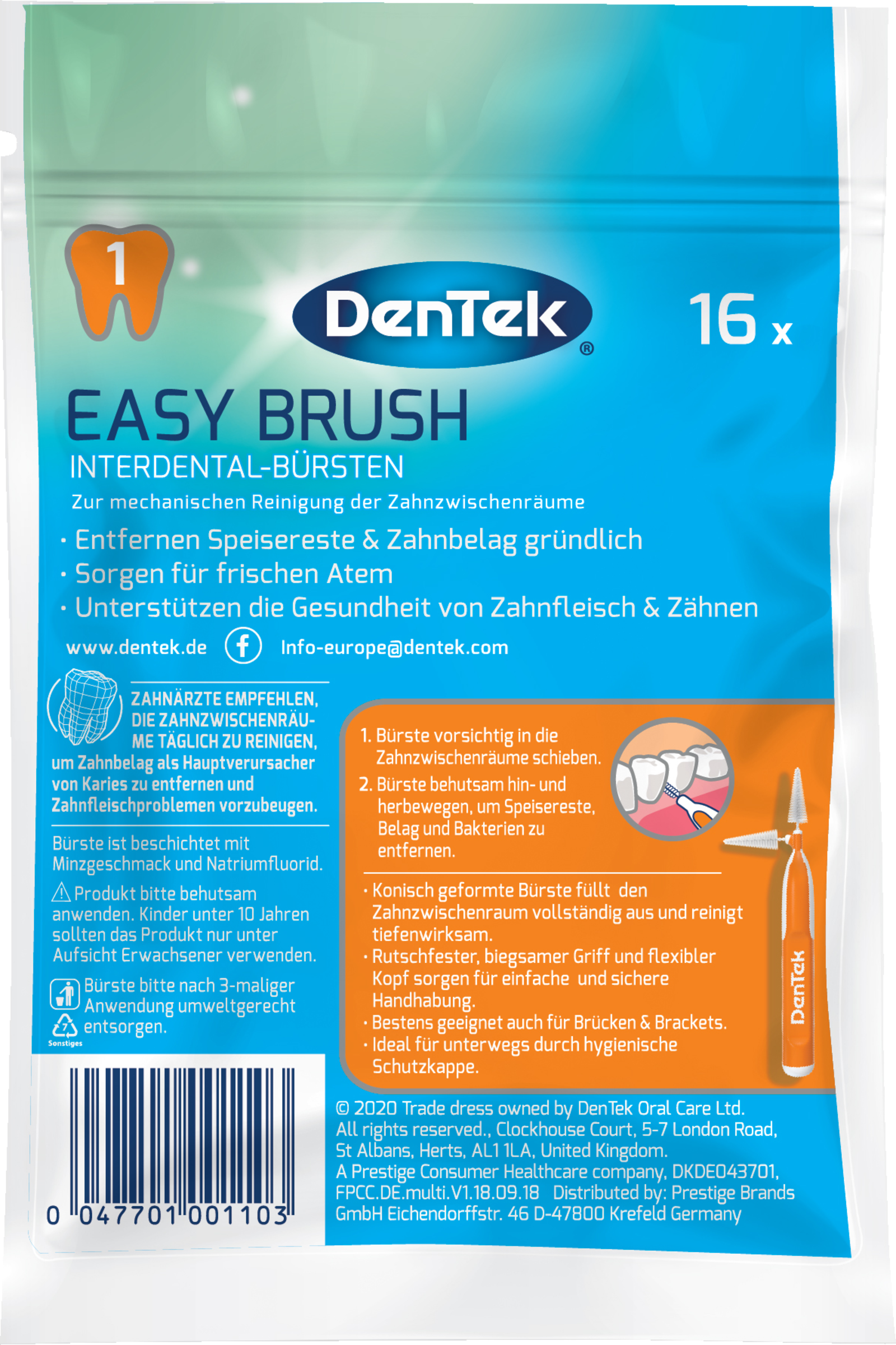 DenTek Easy Brush ISO 1 BonusPack online kaufen rossmann.de