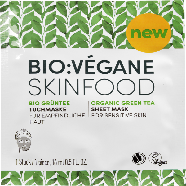 Bio Vegane Skinfood Bio Gruntee Tuchmaske Online Kaufen Rossmann De