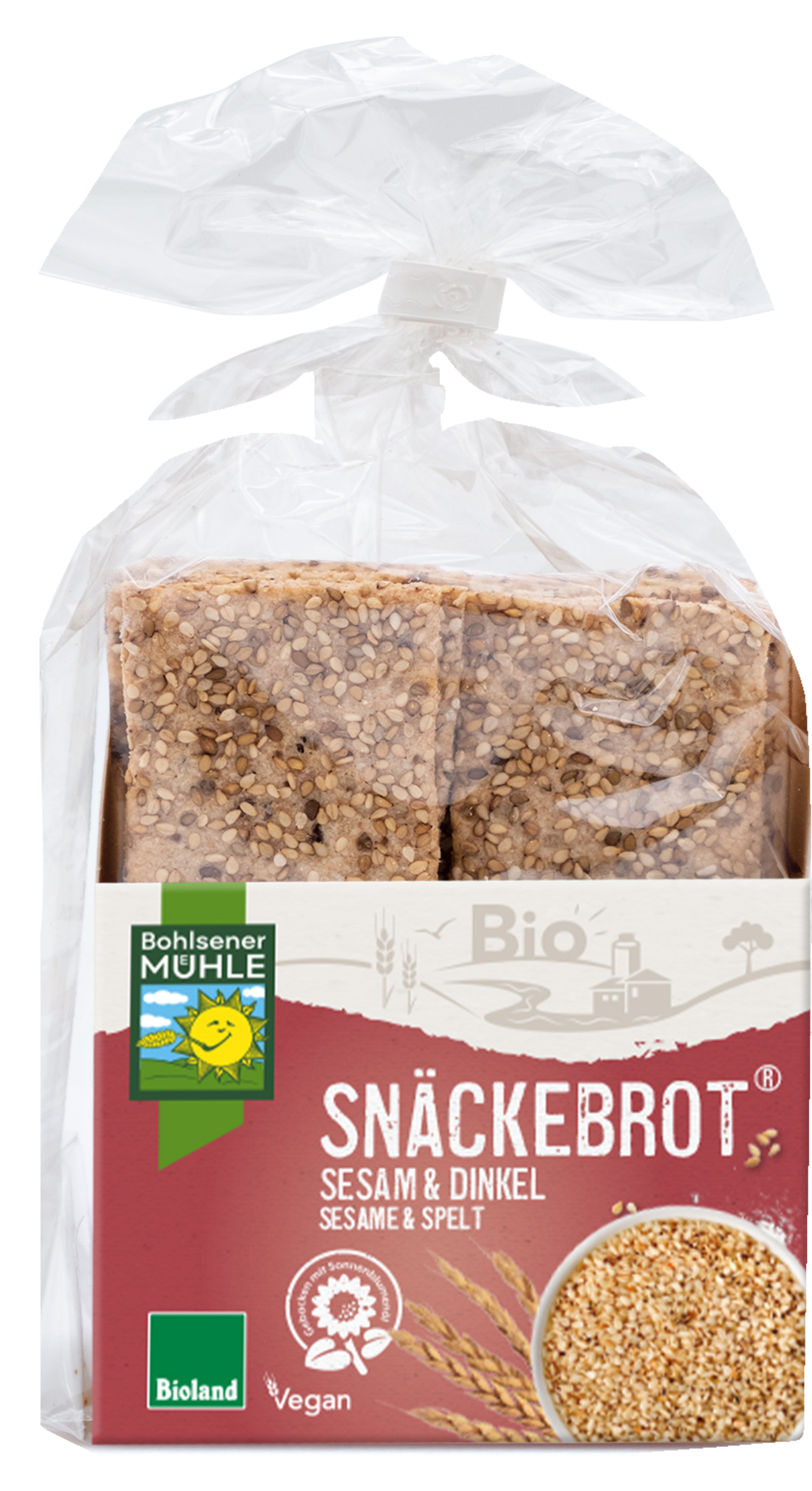 Bohlsener Mühle Bio Snäckebrot Sesam & Dinkel