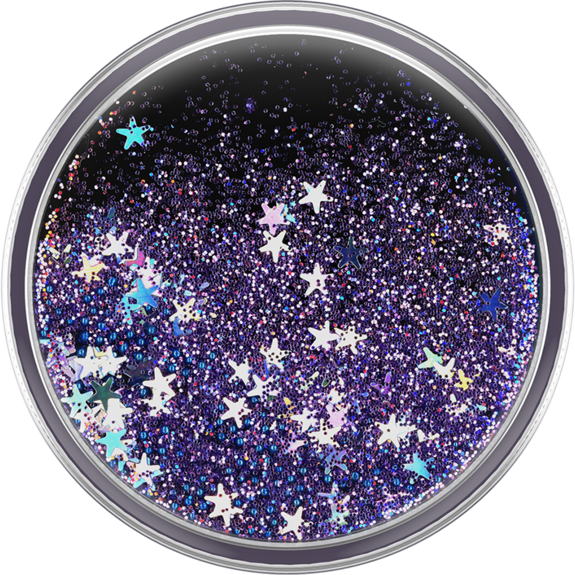 PopSockets PopGrip - ausziehbare Handyhalterung  - Tidepool Galaxy Purple
