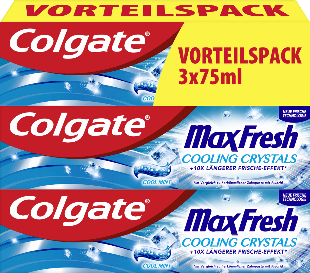 Colgate Max Fresh Cooling Crystals Zahnpasta Vorteilspack Cool Mint