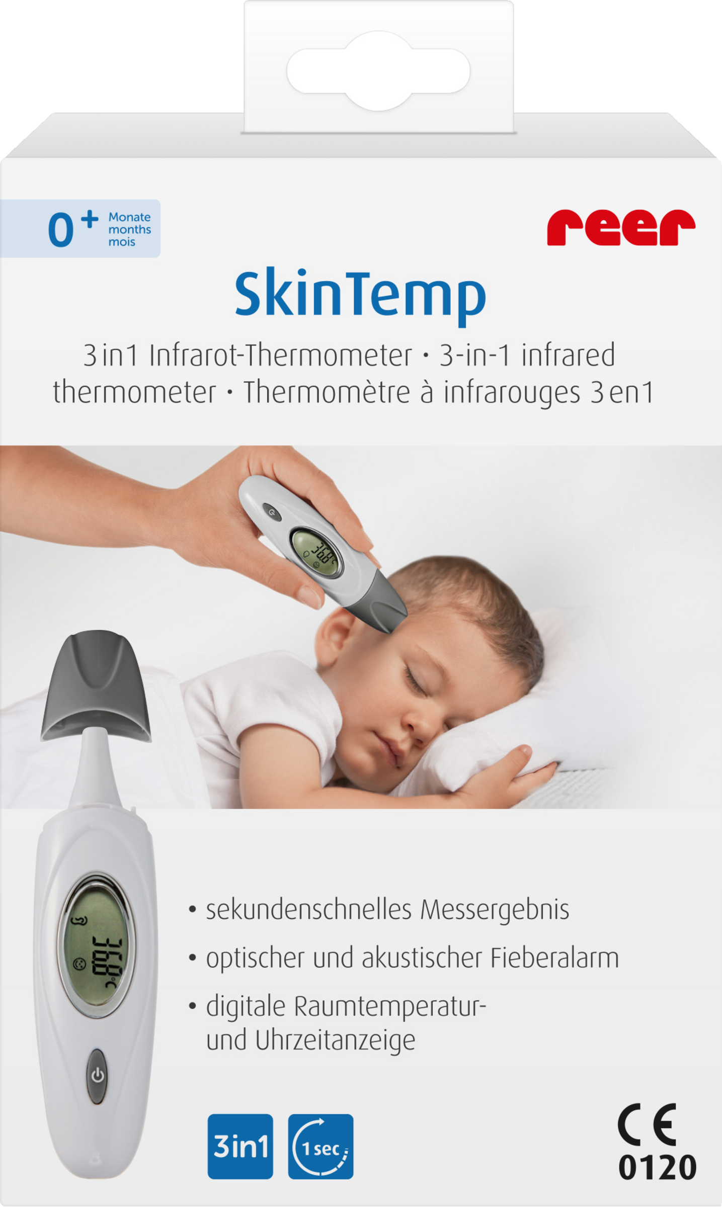reer SkinTemp 3in1 Infrarot-Thermometer