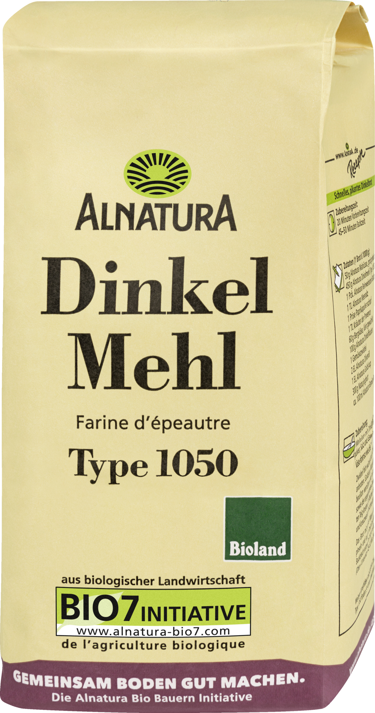 Alnatura Bio Dinkel Mehl Type 1050 Bioland