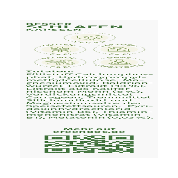 Greendoc Besser Schlafen Kapseln Online Kaufen Rossmann De