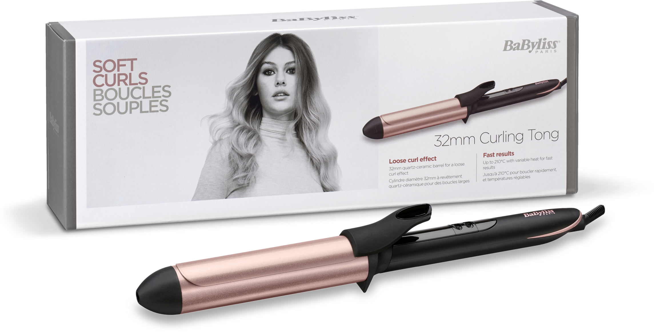 BaByliss 32mm Curling Tong Lockenstab C452E