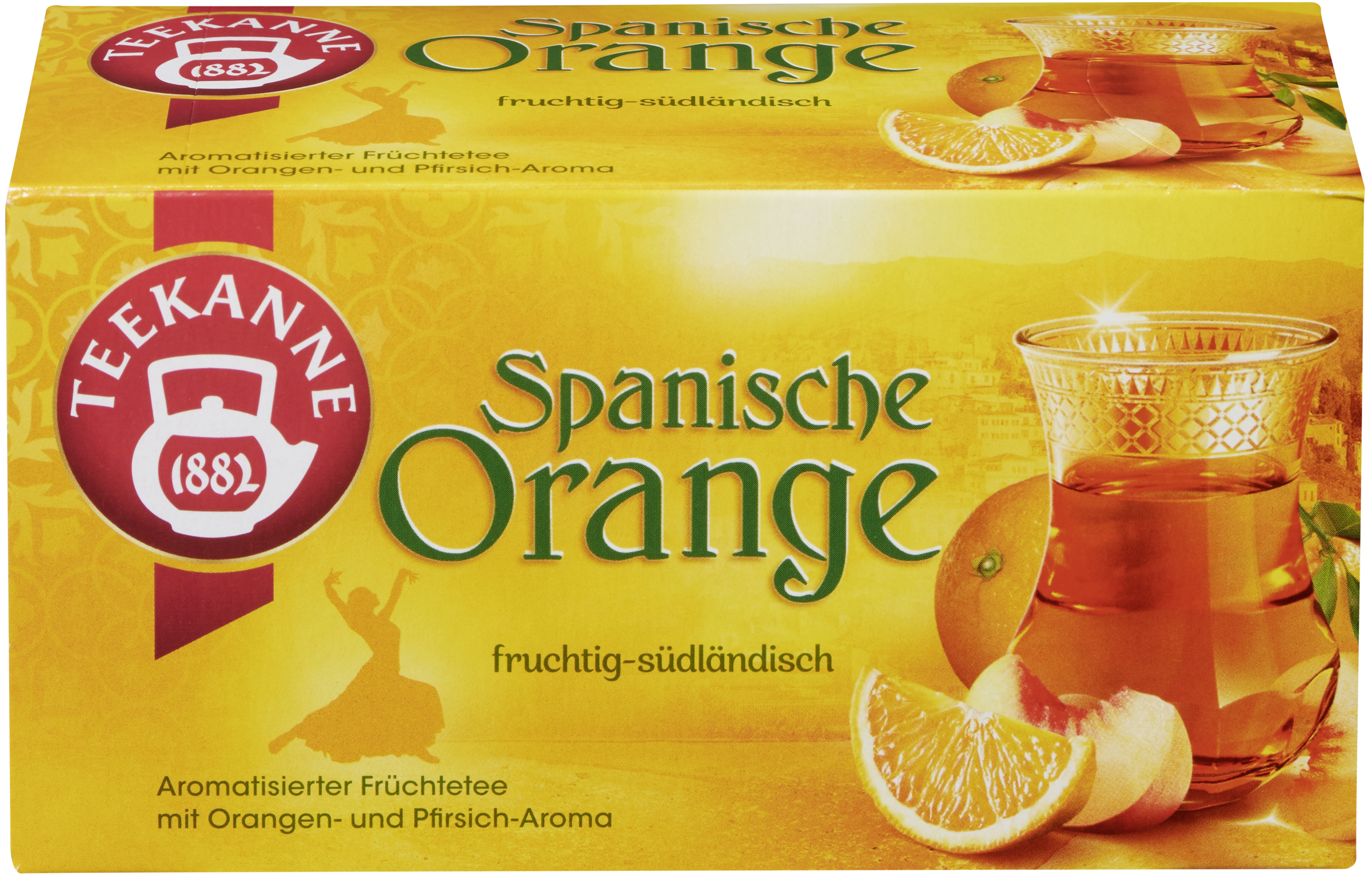 Teekanne Früchtetee "Spanische Orange"