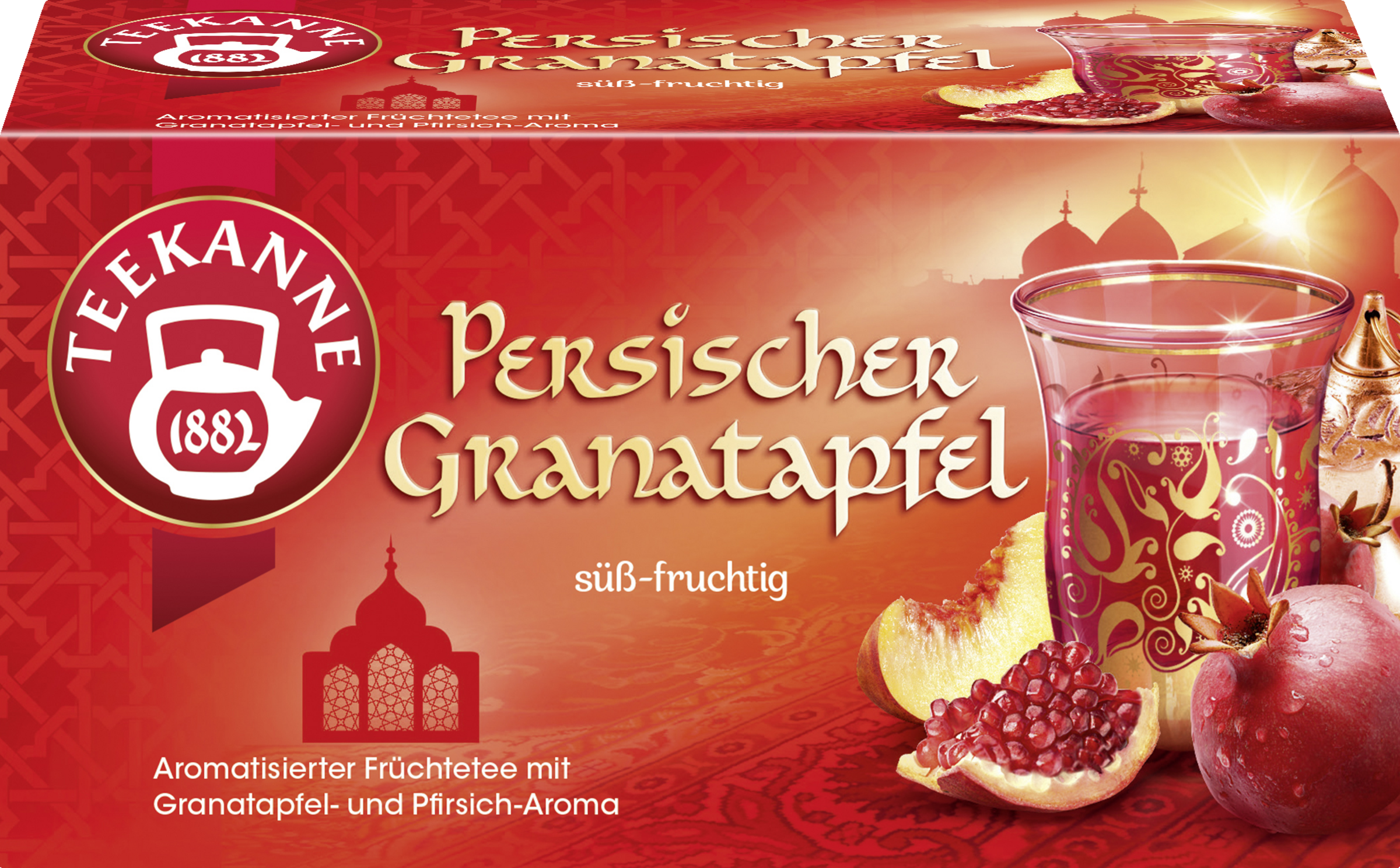 Teekanne Früchtetee Persischer Granatapfel