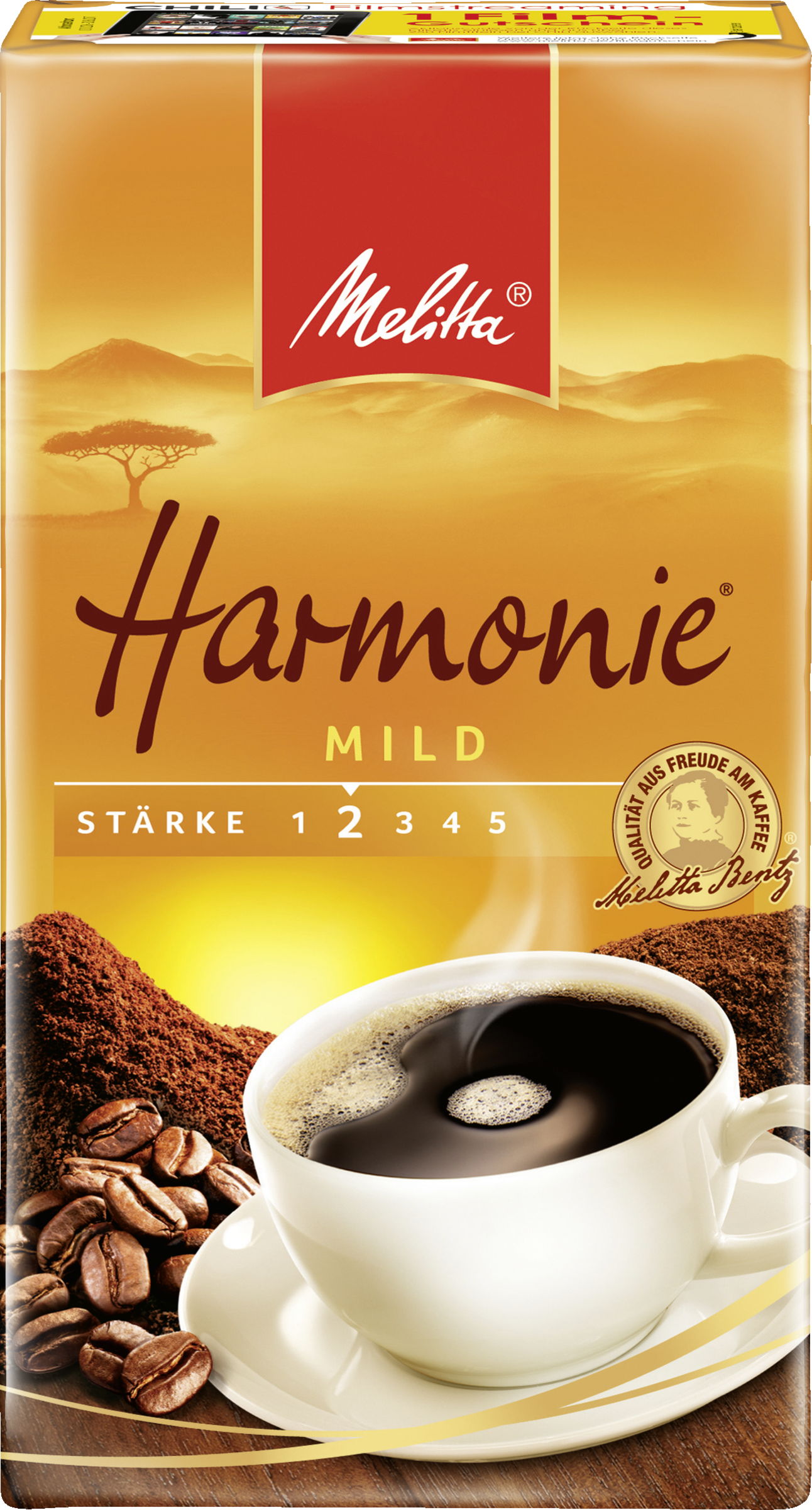 Melitta Kaffee Harmonie mild gemahlen