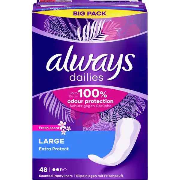 Large Extra Protect Fresh Slipeinlagen Big Pack