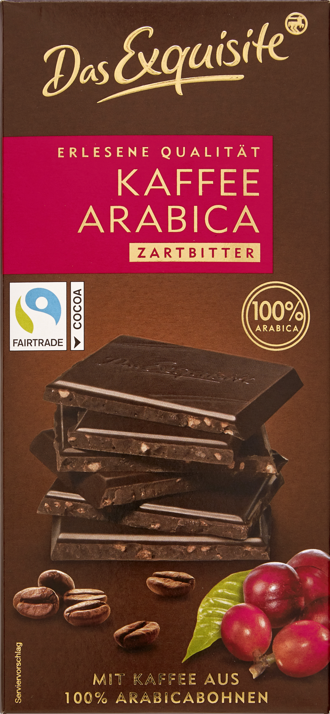 Schokolade Kaffee Arabica Zartbitter